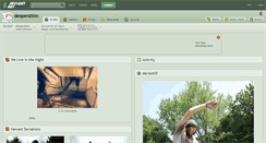 Desktop Screenshot of desperation.deviantart.com