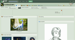 Desktop Screenshot of erothblackdragon.deviantart.com