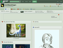 Tablet Screenshot of erothblackdragon.deviantart.com