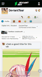 Mobile Screenshot of devianttear.deviantart.com