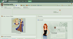 Desktop Screenshot of bleeding-marble.deviantart.com