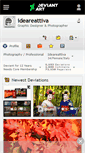 Mobile Screenshot of ideareattiva.deviantart.com