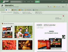 Tablet Screenshot of ideareattiva.deviantart.com