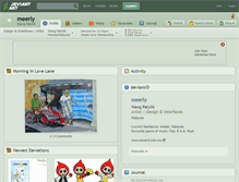 Tablet Screenshot of meerly.deviantart.com