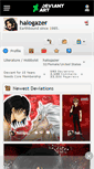 Mobile Screenshot of halogazer.deviantart.com