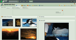 Desktop Screenshot of hybrid-wolf-wind.deviantart.com