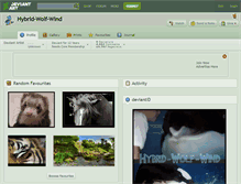 Tablet Screenshot of hybrid-wolf-wind.deviantart.com