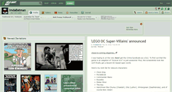 Desktop Screenshot of imdabatman.deviantart.com