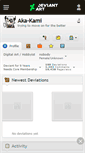 Mobile Screenshot of aka-kami.deviantart.com