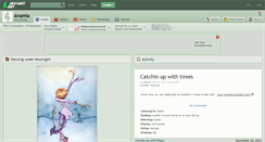 Desktop Screenshot of anamia.deviantart.com