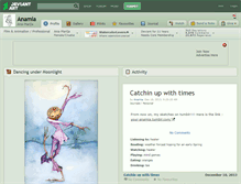 Tablet Screenshot of anamia.deviantart.com