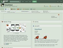 Tablet Screenshot of pokeepoked.deviantart.com