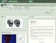 Tablet Screenshot of oiku.deviantart.com