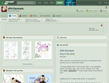 Tablet Screenshot of aph-denmark.deviantart.com