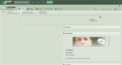 Desktop Screenshot of leetaylor.deviantart.com