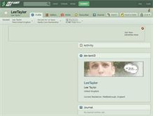 Tablet Screenshot of leetaylor.deviantart.com