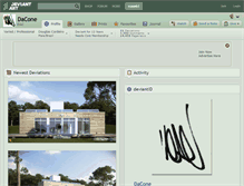 Tablet Screenshot of dacone.deviantart.com