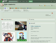 Tablet Screenshot of feliks--lukasiewicz.deviantart.com