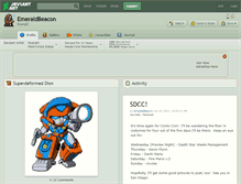 Tablet Screenshot of emeraldbeacon.deviantart.com