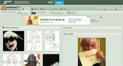Desktop Screenshot of ananomus111.deviantart.com