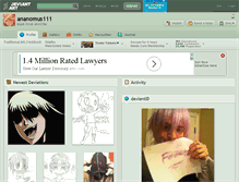 Tablet Screenshot of ananomus111.deviantart.com