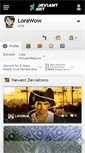 Mobile Screenshot of lorawow.deviantart.com