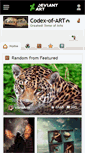 Mobile Screenshot of codex-of-art.deviantart.com