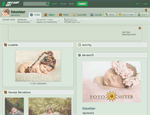 Tablet Screenshot of fotosister.deviantart.com