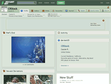 Tablet Screenshot of crstock.deviantart.com