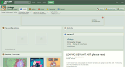 Desktop Screenshot of chriego.deviantart.com