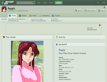 Tablet Screenshot of flayplz.deviantart.com