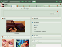 Tablet Screenshot of ilaria84.deviantart.com