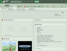 Tablet Screenshot of ndrtkr.deviantart.com