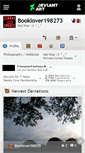 Mobile Screenshot of booklover198273.deviantart.com