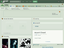 Tablet Screenshot of djsol.deviantart.com