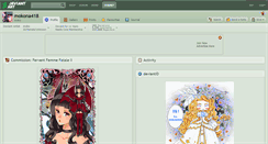 Desktop Screenshot of mokona418.deviantart.com