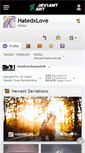 Mobile Screenshot of hatedxlove.deviantart.com