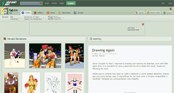 Desktop Screenshot of fab1rr.deviantart.com