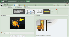 Desktop Screenshot of kitty-23.deviantart.com