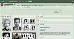 Desktop Screenshot of ladykryptonite294.deviantart.com