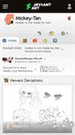 Mobile Screenshot of mickey-tan.deviantart.com