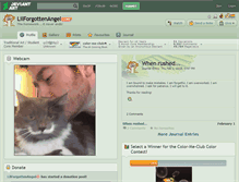 Tablet Screenshot of lilforgottenangel.deviantart.com