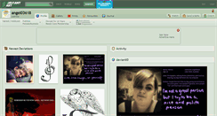 Desktop Screenshot of angel03618.deviantart.com