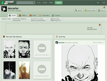 Tablet Screenshot of dancarter.deviantart.com