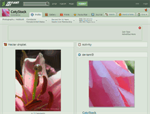 Tablet Screenshot of cotystock.deviantart.com
