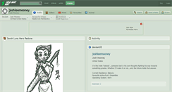 Desktop Screenshot of joshleemooney.deviantart.com