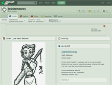 Tablet Screenshot of joshleemooney.deviantart.com