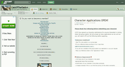 Desktop Screenshot of catsoftheoasis.deviantart.com
