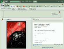 Tablet Screenshot of birello.deviantart.com
