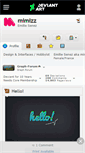 Mobile Screenshot of mimizz.deviantart.com